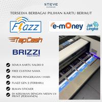 Gambar Flazz Gen 2 BCA Emoney Mandiri Stitch Custom Nama FG2006 EM2101 - STC01, TapCash dari Steve Handmade undefined 4 Tokopedia