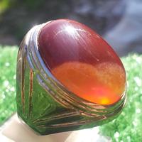 Gambar Batu Akik Asli Cempaka Merah Kristal Selendang Kuning Solid Unik Dim25 dari Gemsmart Club Gemstone undefined 3 Tokopedia