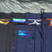 Gambar tas raket badminton victor kain serut - navy orange, tanpa kantong dari Hi Zeline undefined 4 Tokopedia