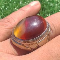 Gambar Batu Akik Asli Cempaka Merah Kristal Selendang Kuning Solid Unik Dim25 dari Gemsmart Club Gemstone undefined 5 Tokopedia