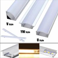 Gambar Kap Housing Aluminium Led Stripe 1mtr bentuk V dan YW dari Sentral listrik undefined 1 Tokopedia