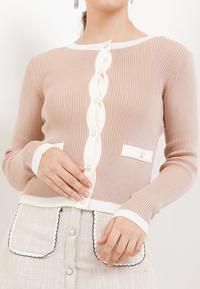 Gambar LLACES Clothing - Outerwear Wanita - Classy Cardigan - Cream dari LLACES Clothing undefined 3 Tokopedia
