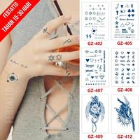 Gambar Tato Semi Permanent Tahan 1 Bulan 18x11cm Stiker Tato Temporary GZ 402 - GZ- 402 dari febtatto 3 undefined 1 Tokopedia