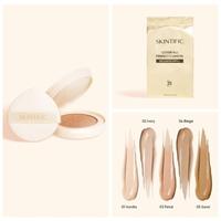 Gambar SKINTIFIC Cover All Perfect Air Cushion High Coverage Poreless & Flawl - 02 Ivory dari Coselle Beauty undefined 5 Tokopedia