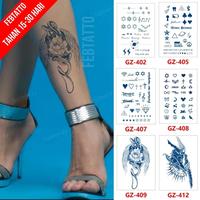 Gambar Tato Semi Permanent Tahan 1 Bulan 18x11cm Stiker Tato Temporary GZ 409 - GZ- 402 dari febtatto 3 undefined 1 Tokopedia