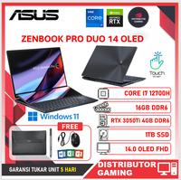 Gambar ASUS ZENBOOK PRO DUO 14 OLED UX8402ZE RTX3050TI 4GB I7 12700H 16GB 1TB - UNIT ONLY dari DISTRIBUTOR GAMING undefined 1 Tokopedia