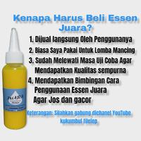 Gambar Essen Ikan Mas Babon Juara Premium - Teruji Ngentrik Gacor Makan Mantap Anti Mocel - Kualitas Terbaik Mancing Umpan Pancing Joran auto gentak terus - 15 Ml dari kukumbul tilelep juara undefined 4 Tokopedia