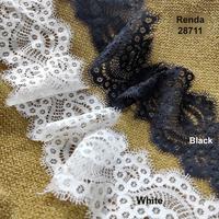 Gambar Kain Renda - Renda Lace D#2871 - White dari Toko Brukat undefined 4 Tokopedia