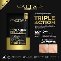 Gambar ORIGINAL Masker Wajah Captain Cerahkan,cegah jerawat dan minyak Wajah dari depanlaptop undefined 3 Tokopedia