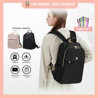 Gambar Ransel Laptop Tas Gendong Asus Vivobook 13 14 ini Kerja Kantor Sekolah - Pink-Beige, 14-15 inch dari tokobonbon. undefined 1 Tokopedia