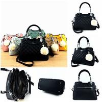 Gambar Tas Handbag Wanita Import Aksesoris Gantungan Pom Pom - Pink dari Kiat Tata Anugerah undefined 3 Tokopedia