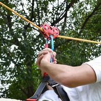 Gambar XINDA Pulley Tandem Katrol Climbing Safety Flyingfox Outbound - Hitam dari radzatama outdoor and safety equipment undefined 4 Tokopedia