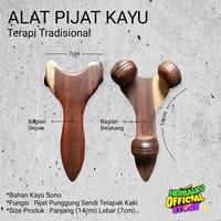 Gambar Perlengkapan Pijat Kayu / Alat Pijat Terapi Refleksi Kesehatan Nomor 1 - Garuk Kayu dari Herbalku Official Store undefined 4 Tokopedia