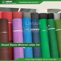 Gambar Karpet Buana I Karpet Panggung Meteran  (Lebar 2 Meter) - 603 biru dari Toko Liman Jogja undefined 1 Tokopedia