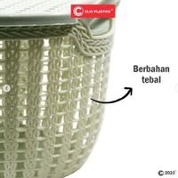 Gambar Keranjang Paket Lebaran/Souvenir/Parcel/Parsel Tutup Topas Pastel dari Floeshop undefined 3 Tokopedia