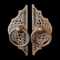 Gambar [GBY-022] HANDLE PINTU GEBYOK KUNINGAN - 20CM - MOTIF GUNUNGAN-ANTIQUE dari Dua Putra Brass undefined 1 Tokopedia