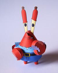 Gambar 3D Papercraft Eugene Mr. Krabs Spongebob Pola Kertas DIY - Jasmine Paper dari Cakraf undefined 1 Tokopedia