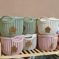Gambar Keranjang Paket Lebaran/Souvenir/Parcel/Parsel Tutup Topas Pastel dari Floeshop undefined 1 Tokopedia