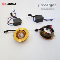 Gambar lampu downlight led body gold mini 1.5w spot light sorot focus dari lighting shop indonesia undefined 5 Tokopedia