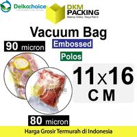 Gambar Plastik Vacuum Bag 11x16cm POLOS / EMBOSS Sealer Makanan DELKOCHOICE - EMBOSS 90mic dari dkm packing undefined 1 Tokopedia