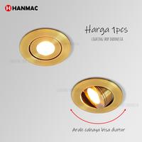 Gambar lampu downlight led body gold mini 1.5w spot light sorot focus dari lighting shop indonesia undefined 1 Tokopedia