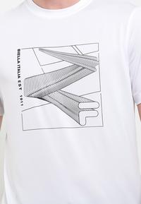 Gambar FILA Kaos Pria Ernesto - White - S dari FILA Official Store undefined 4 Tokopedia