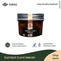 Gambar Sambal Cumi Merah 100gr / Sambal Pedas / Sambal Kemasan dari SIBAS EASY FOOD undefined 1 Tokopedia