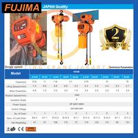 Gambar Electric Chain Hoist 5 Ton x 6 meter FUJIMA Japan dari Lifting Crane Jakarta undefined 5 Tokopedia