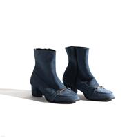 Gambar M&T sepatu boots wanita vienna premium cow leather - Biru, 36 dari M&T Indonesia undefined 3 Tokopedia