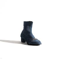 Gambar M&T sepatu boots wanita vienna premium cow leather - Biru, 36 dari M&T Indonesia undefined 5 Tokopedia