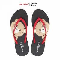 Gambar Sandal Jepit Wanita Ando Coco Bear - Hitam, 38 dari Javalovelly1 undefined 1 Tokopedia