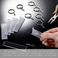 Gambar Ganci dan Ring Polos Akrilik - Acrylic Gantungan Kunci Persegi Panjang dari Unique Official Store undefined 3 Tokopedia