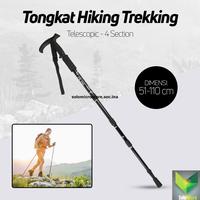 Gambar TAIYI Tongkat Gunung Mendaki Hiking Trekking Telescopic 4 Section dari SOLO MICRO undefined 1 Tokopedia