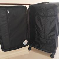 Gambar KOPER KAIN PRESIDENT 32INCHI JUMBO KANVAS RODA 4 PUTAR TSA 180623 - 32IN DARK BROWN dari sinarbahagiaolshop undefined 5 Tokopedia