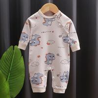 Gambar SLEEPSUIT BAYI IMPORT , JUMPSUIT BAYI, BAJU TIDUR BAYI 0-12 BULAN - SS COKLAT DINO, 66 dari KIDS SQUARE 17 undefined 4 Tokopedia