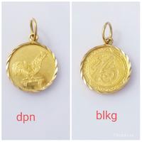 Gambar Liontin shio ayam emas kuning singapore kadar 916% 22K dari TE JFAF undefined 2 Tokopedia