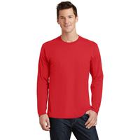 Gambar Kaos Lengan Panjang Polos Warna Merah Pria dan Wanita O neck Katun - Merah, XXL dari MastahFashion undefined 2 Tokopedia