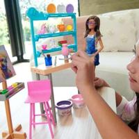Gambar barbie relax and create art studio mainan boneka anak perempuan dari Pichan1220 shopz undefined 3 Tokopedia