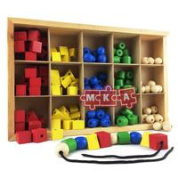 Gambar Mainan Edukasi Anak Kayu Ronce Box 150pc Balok Tali Ronche Lacing Bead dari MainanMurahDepok undefined 1 Tokopedia