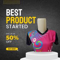 Gambar Baju Olahraga Wanita Badminton Voli Basket Bulutangkis Futsal Terbaik dari Sport & Fabolous undefined 3 Tokopedia