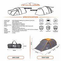Gambar Tenda Dhaulagiri Vertu X5 Tenda Outdoor Camping Keluarga 5-6 Orang - Grey dari Makadam Adventure undefined 2 Tokopedia