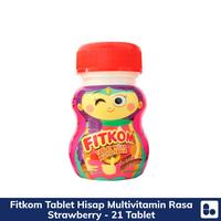 Gambar FITKOM RASA STRAWBERRY 21 TABLET - Multivitamin anak - LIFEPACK dari lifepack undefined 2 Tokopedia