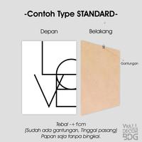 Gambar Hiasan Dinding Bunga Wall Decor Art Leaf Dekorasi Rumah Minimalis - Leaf1, Standar dari walldecorbdg undefined 2 Tokopedia