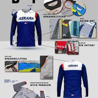 Gambar Jersey Long Sepeda MTB PRO Dry Fit Premium Custom - Askara Custom - 31 - S dari Askara Apparel undefined 3 Tokopedia