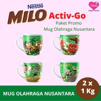 Gambar MILO ACTIV-GO Minuman Serbuk Cokelat dengan Ekstrak Malt (Barli) 1kg - 990g + Toples dari lapakmami9 undefined 4 Tokopedia