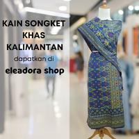 Gambar Kain Songket Kalimantan Dengan Selendang - Merk Lokal - Motif Cumi - Random dari Eleadora Shop undefined 4 Tokopedia
