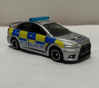 Gambar Miniatur diecast mobil polisi inggris lancer evolution X loose as is dari XPtechnology undefined 1 Tokopedia