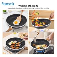 Gambar freemir Wajan 24 CM Penggorengan Anti Lengket Frying Pan Aluminium - 20cm dari freemir Electric Official Store undefined 5 Tokopedia