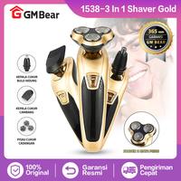 Gambar GM Bear Alat Cukur Elektrik 3 in 1 1538 - Electric Shaver dari GM Bear undefined 1 Tokopedia