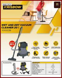 Gambar KRISBOW Vacuum Cleaner 20 Ltr Penghisap Debu Kering Basah 1000 Watt dari QIS ACC undefined 1 Tokopedia